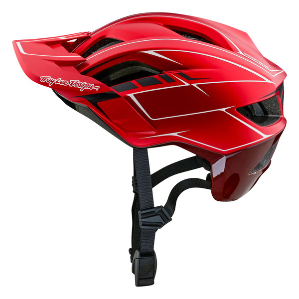 Flowline SE Helmet W/MIPS Pinstripe Red