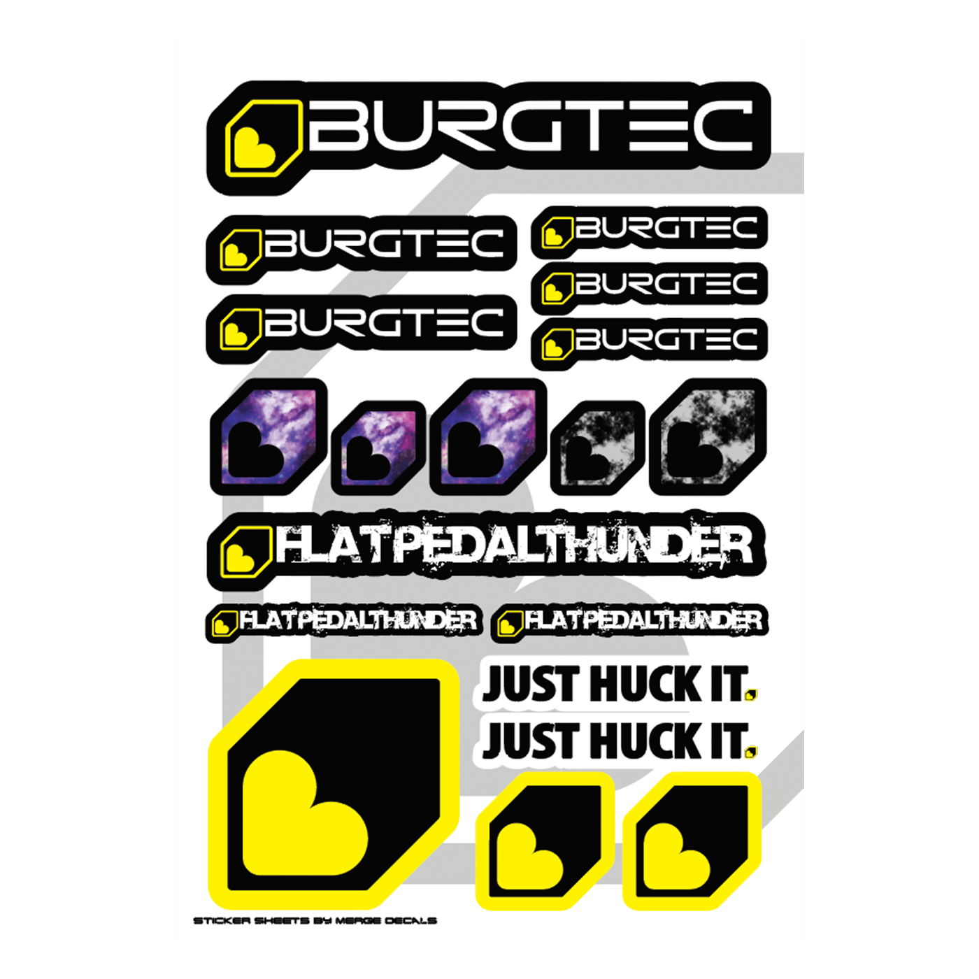 Burgtec Sticker Sheet