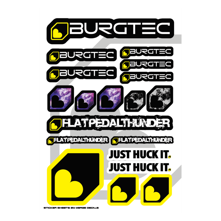 Burgtec Sticker Sheet